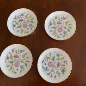 Beautiful bone, China made in England individual ashtrays minton1793